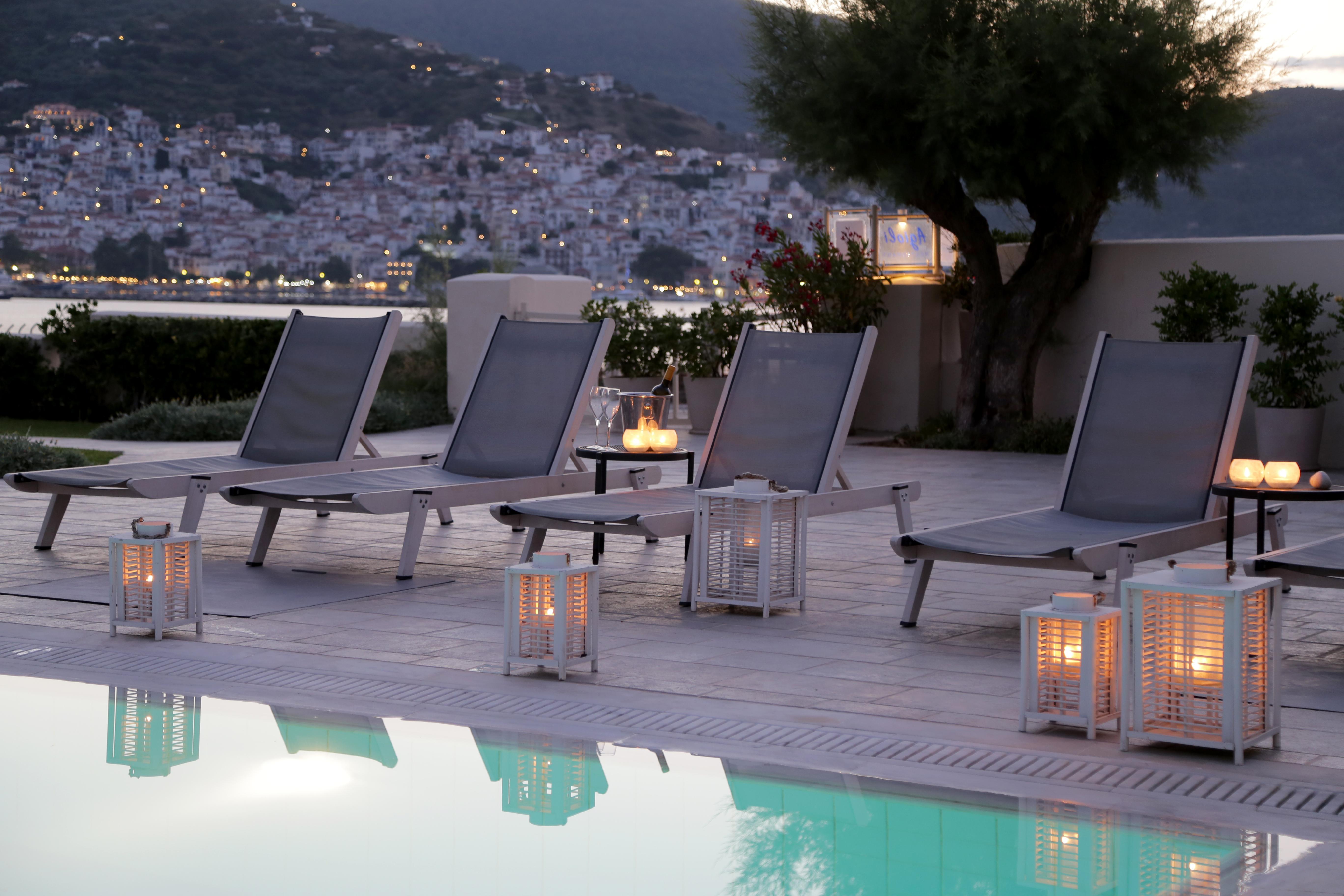 Skopelos Village Hotel Экстерьер фото