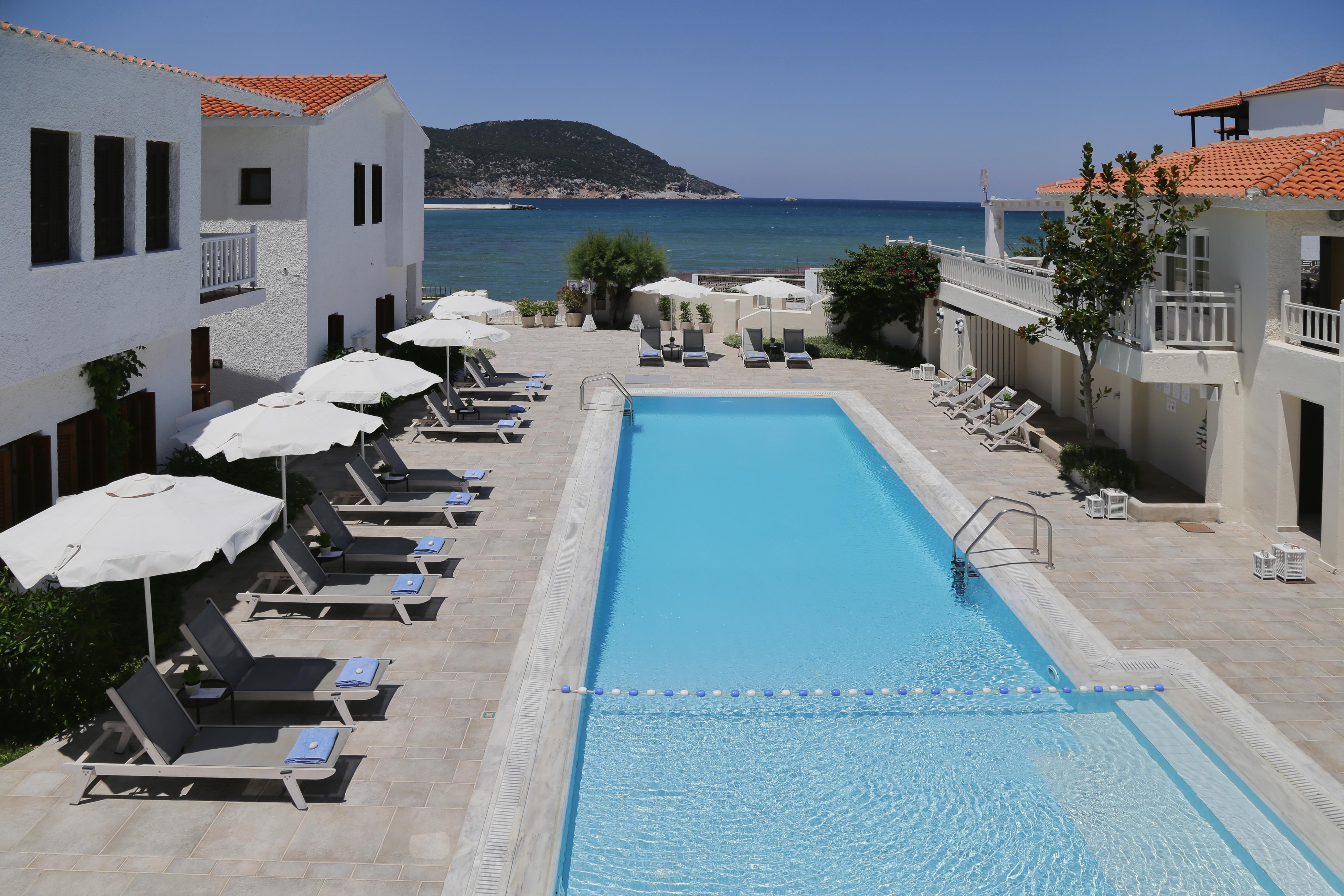 Skopelos Village Hotel Экстерьер фото