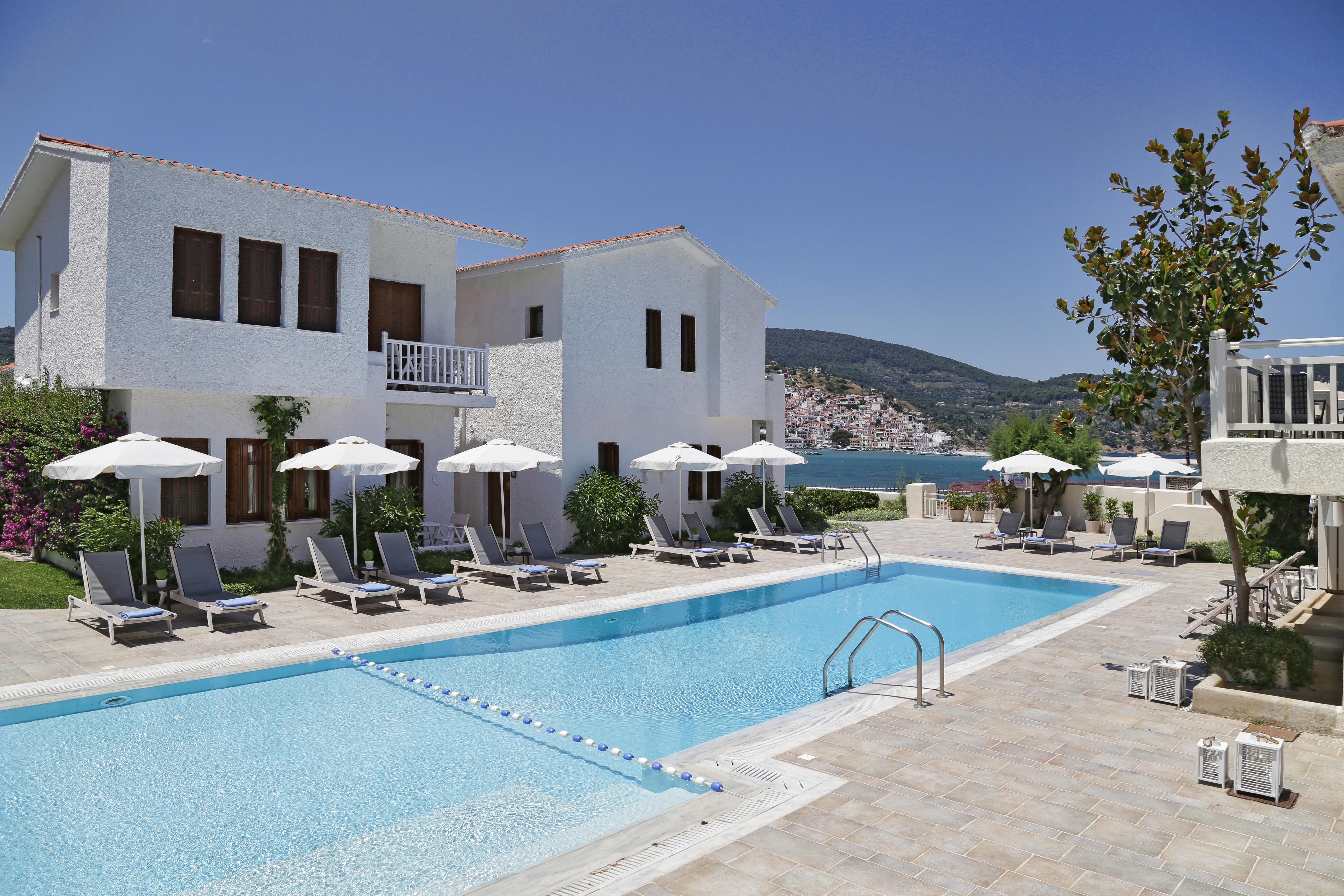 Skopelos Village Hotel Экстерьер фото